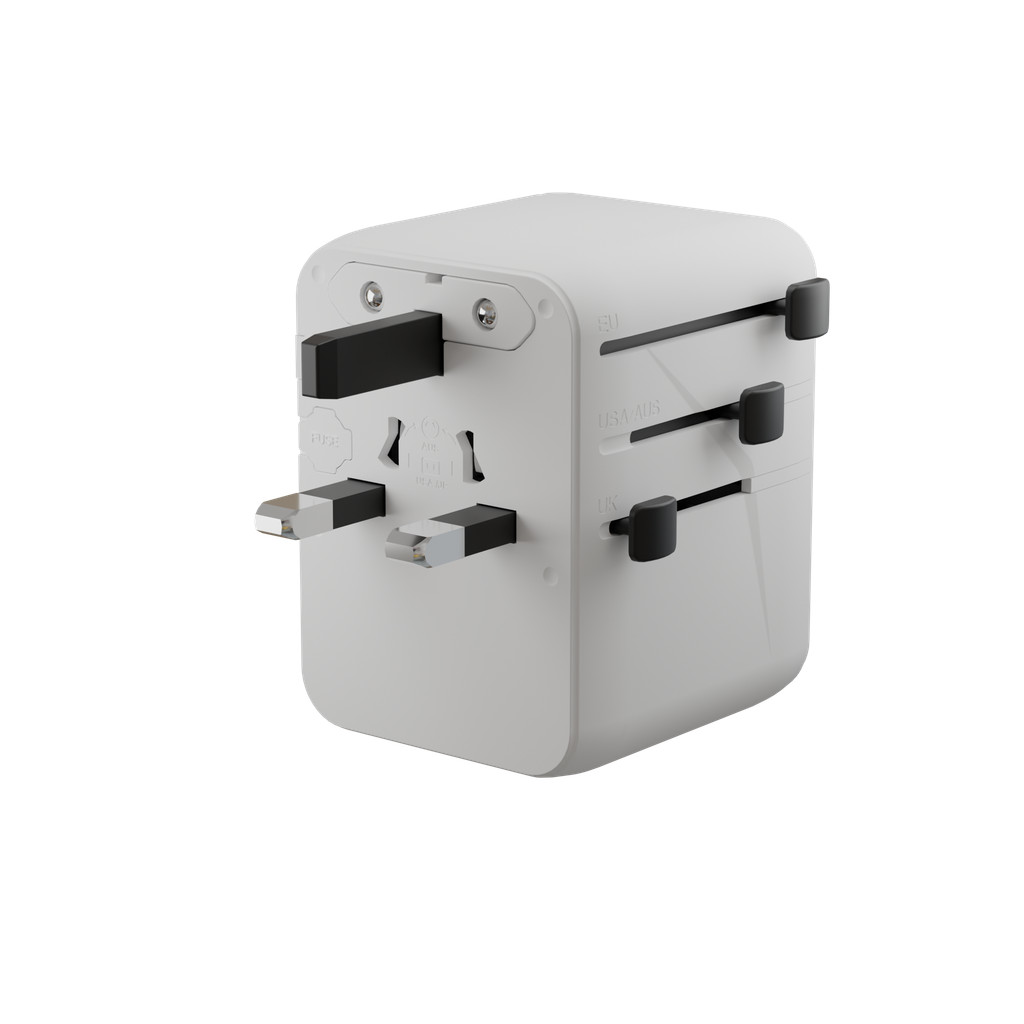 Honeywell Universal World Travel Adapter 70W ชาร์จพร้อมกันสูงสุด 7 เครื่อง ปลั๊กแปลงสากลแบบพกพา