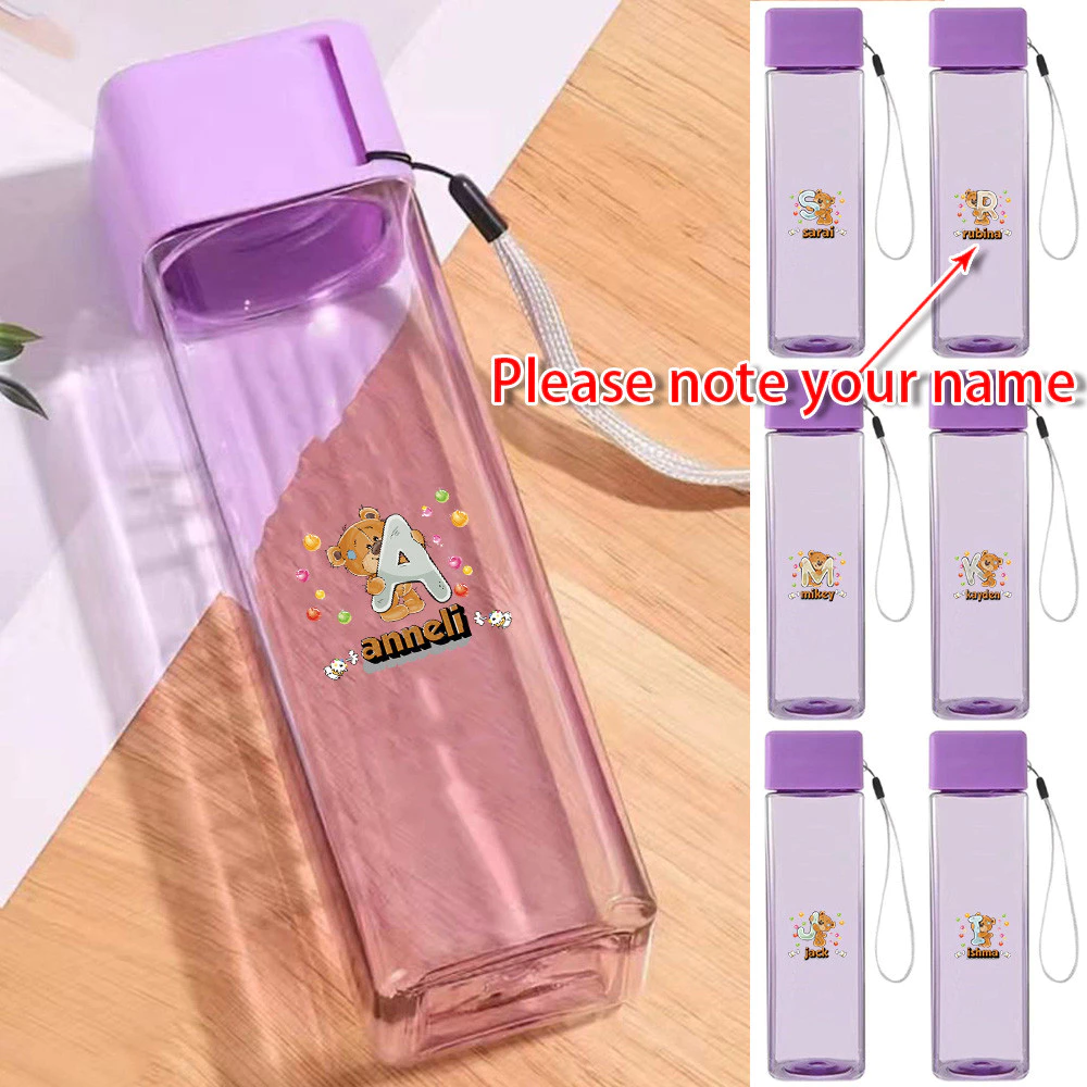 ขวดน้ำพลาสติก Tumbler 500ml ขวดใสใช้ซ้ำได้ สำหรับน้ำผลไม้ นม ชา