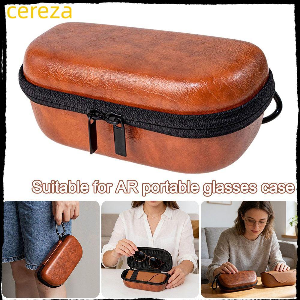 CEREZA AR แว่นตา, กันน้ํากันกระแทกพกพา, Universal ความจุขนาดใหญ่ Hard Shell ฝาครอบป้องกันสําหรับ XRE