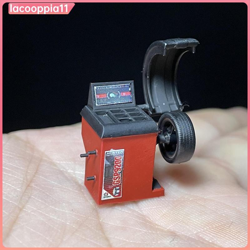 [lacooppia11] ยาง Balancer รุ่น 1/64 Scale ยาง Dynamic Balancing Machine Miniature Garage Decor รถกา