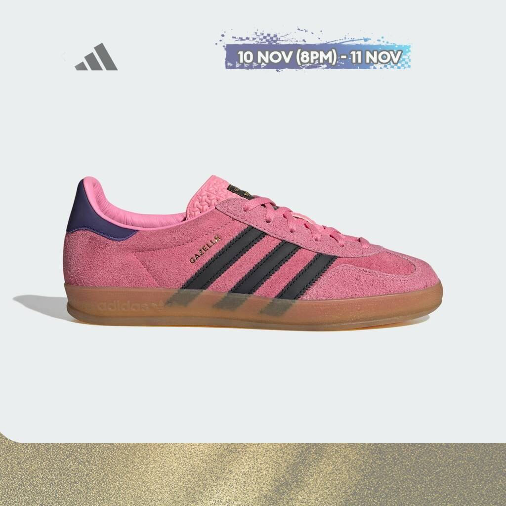 Adidas Lifestyle Gazelle Indoor Shoes Unisex สีชมพู IE7002 DHWK
