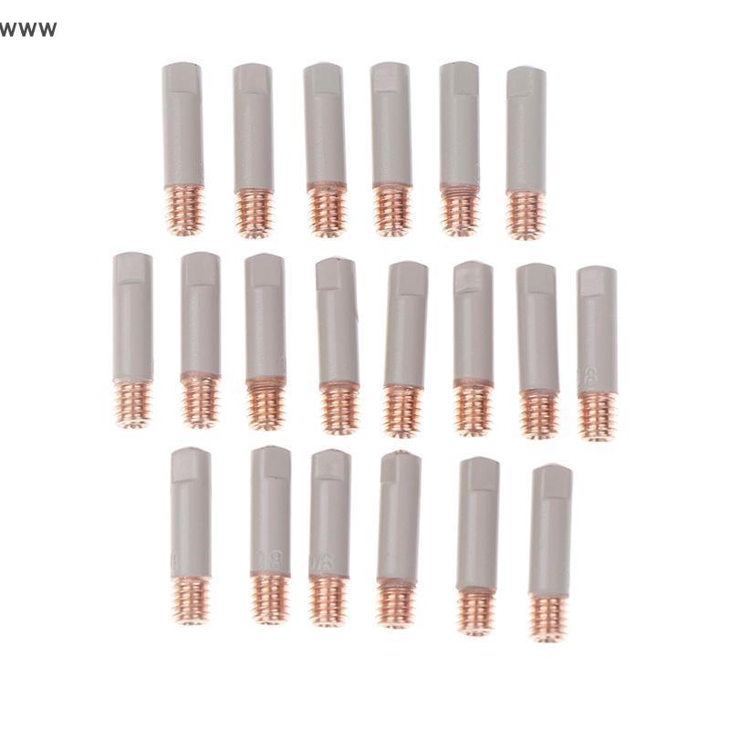 COD หัวเชื่อม15AK 2ชิ้น/เซ็ต, หัวเชื่อมใหม่ป้องกัน25มม. M6หัวฉีดแก๊สขนาด0.8-1มม. ชิ้นส่วนเครื่องมือเ