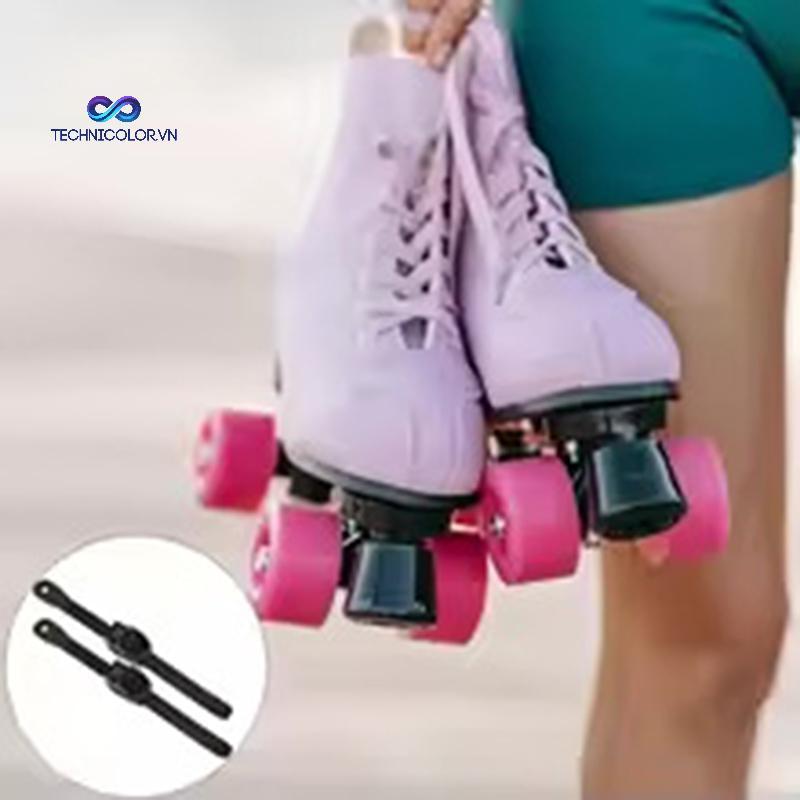 [TEC] 1/2Sets Roller Ratchet Skates Speed Ratchet Skates Straps Fixing Buckle With Screws Ankle Belt