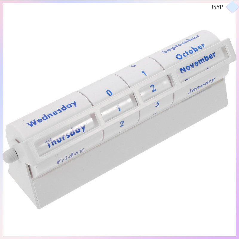 Decor Manual Rotary Desk Calendar Turntable Modern Office junshaoyipin