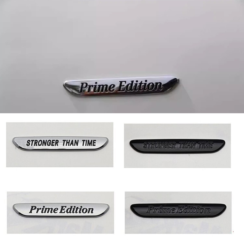 รถ Fender Emblem ด้านหลังสติกเกอร์ป้ายสําหรับ Mercedes Benz STRONGER THAN TIME Prime Edition W210 W2