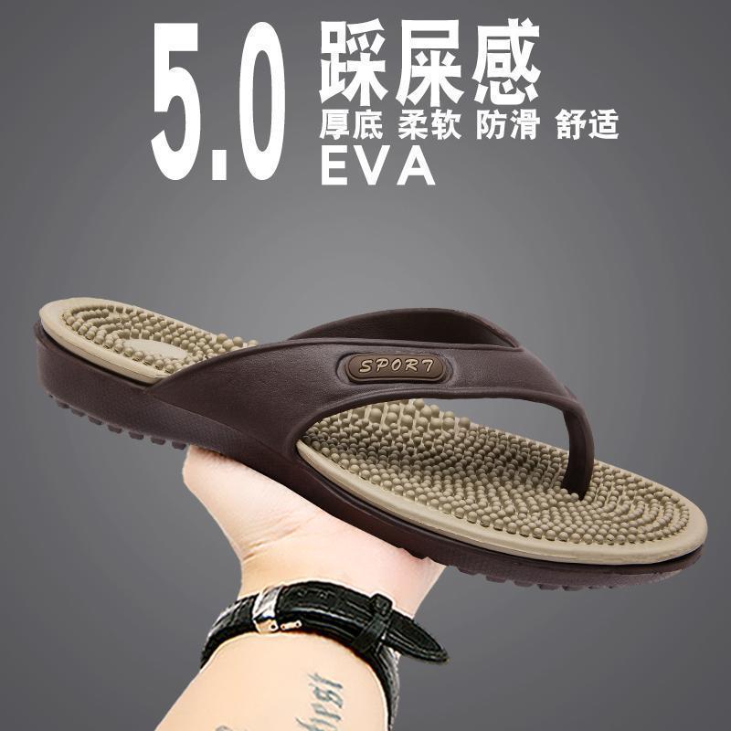 รองเท้าแตะผู้ชาย 22 ฤดูร้อนกีฬากลางแจ้ง Seaside Wading น้ําหนักเบา Soft Sole Men Flip-Flops Flip-Flo