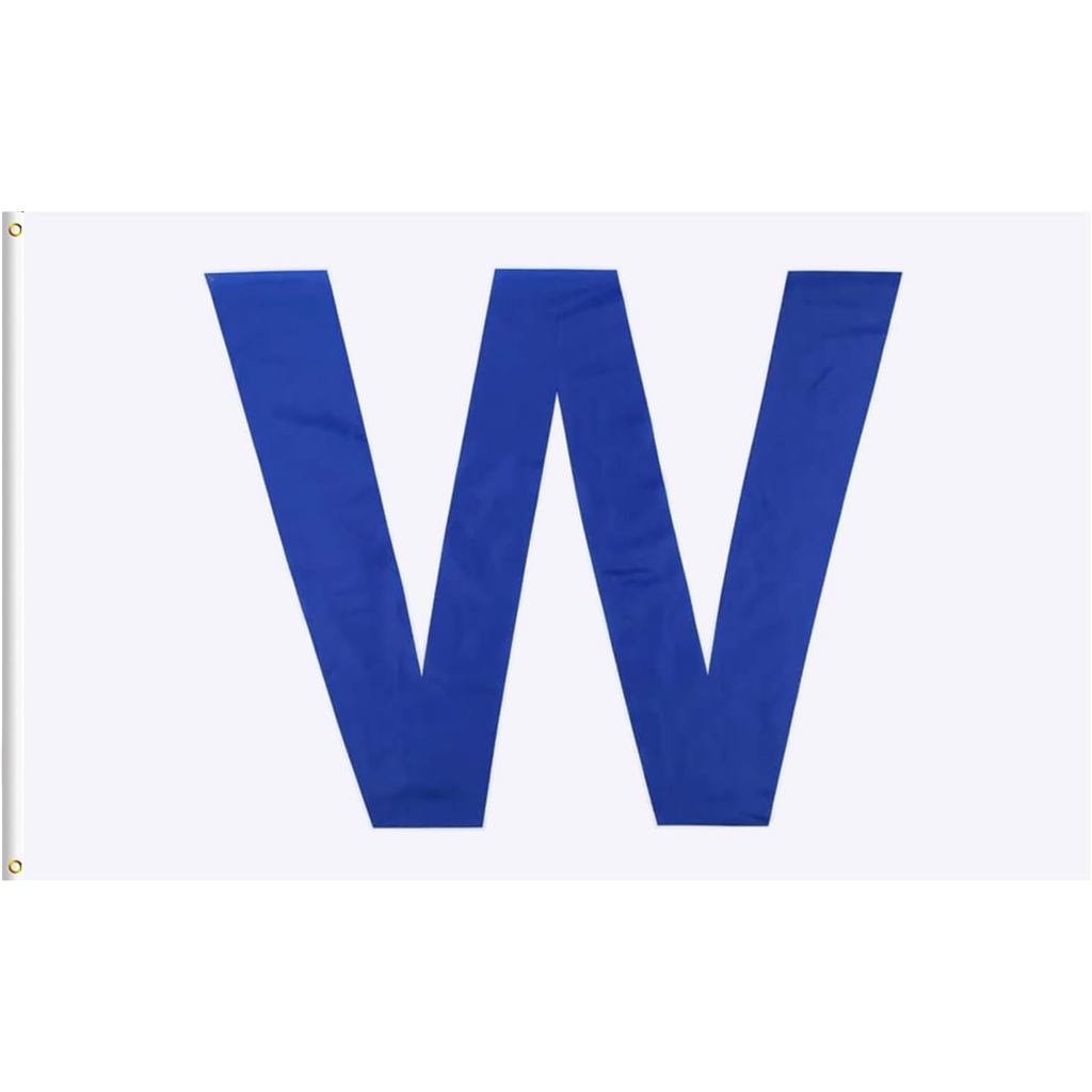 Chicago W Win Flag 2x3 FT 60X90CM สําหรับกลางแจ้งและในร่ม Heavy Duty พิมพ์ธง 2 ทองเหลือง Grommets