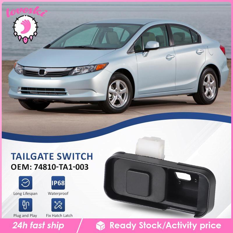 [Lovoski] สวิตช์ปุ่มกด Tailgate พร้อมกล้อง Mount Space Tailgate Release ปุ่มสําหรับ Crider สําหรับ A