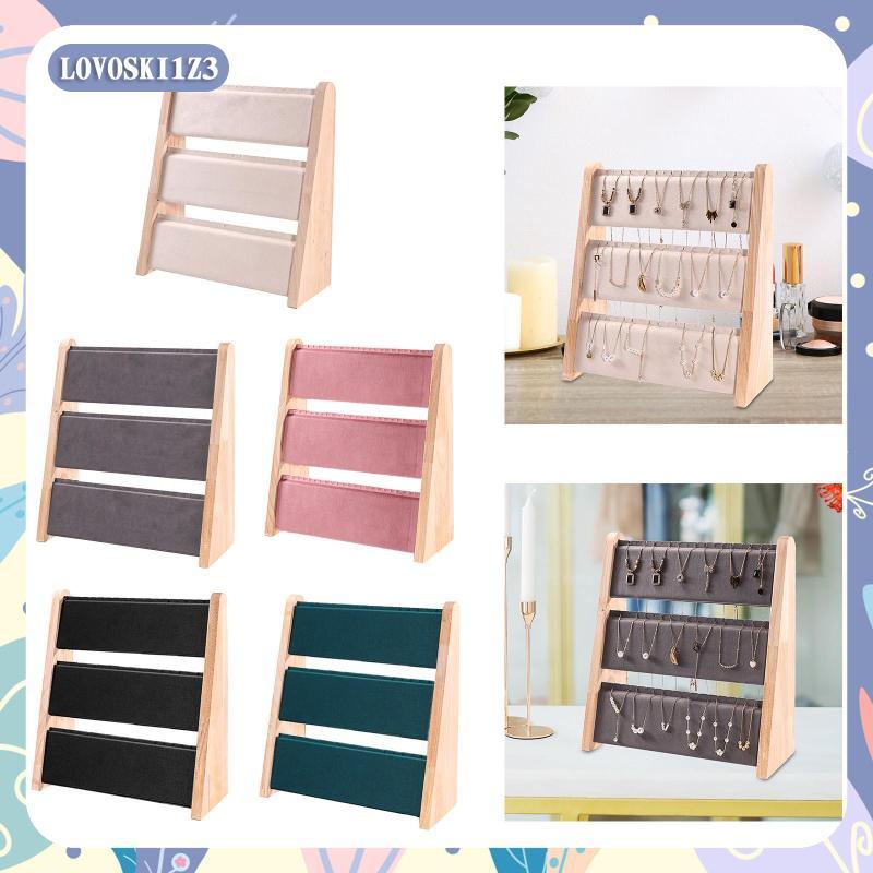 [lovoski1z3] ที่ใส่สร้อยคอโชว์เครื่องประดับสําหรับขายร้านค้าปลีกบนโต๊ะ