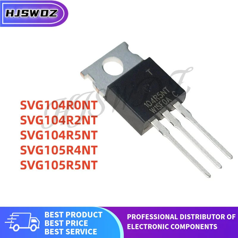 5PCS SVG105R5NT SVG105R4NT SVG104R5NT SVG104R0NT SVG104R2NT TO-220 Field Effect ทรานซิสเตอร์