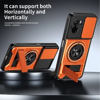 สําหรับ Xiaomi Poco M7 M6 M8 Pro M8Pro 2025 เคสโทรศัพท์กล้องเลนส์เลื่อนหน้าต่างผู้ถือปลอก PocoM7 Pro X7 Pro X6 X6Pro PocoX7Pro แหวนแม่เหล็กวงเล็บคู่กันกระแทกปกหลัง