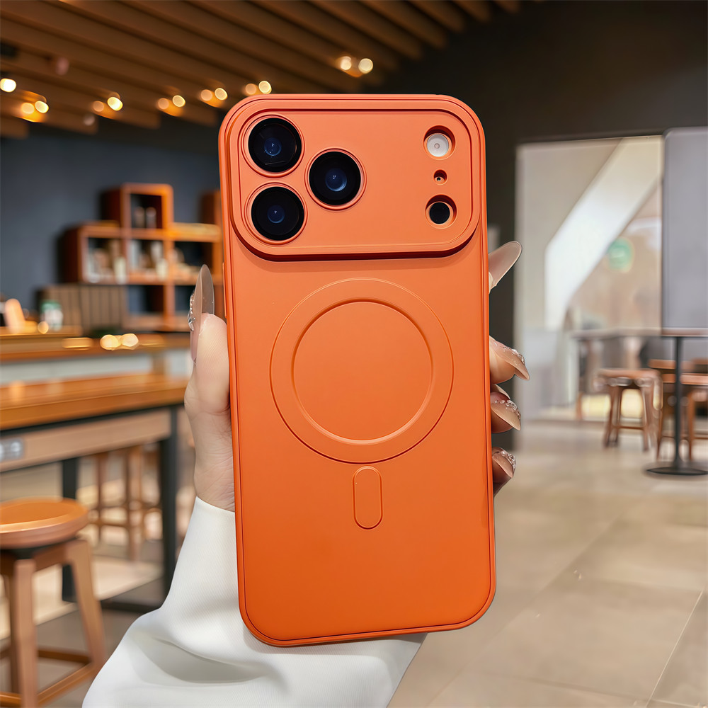 แม่เหล็กคุณภาพสูงกรณีโทรศัพท์อ่อนสําหรับ ไอโฟน 17 มือโปร สูงสุด 11 12 13 14 15 16 มือโปร สูงสุด 16บวกปลอกกับกล้องเต็มป้องกันกันกระแทกปกนิ่มโทรศัพท์พ - รูปที่ 4