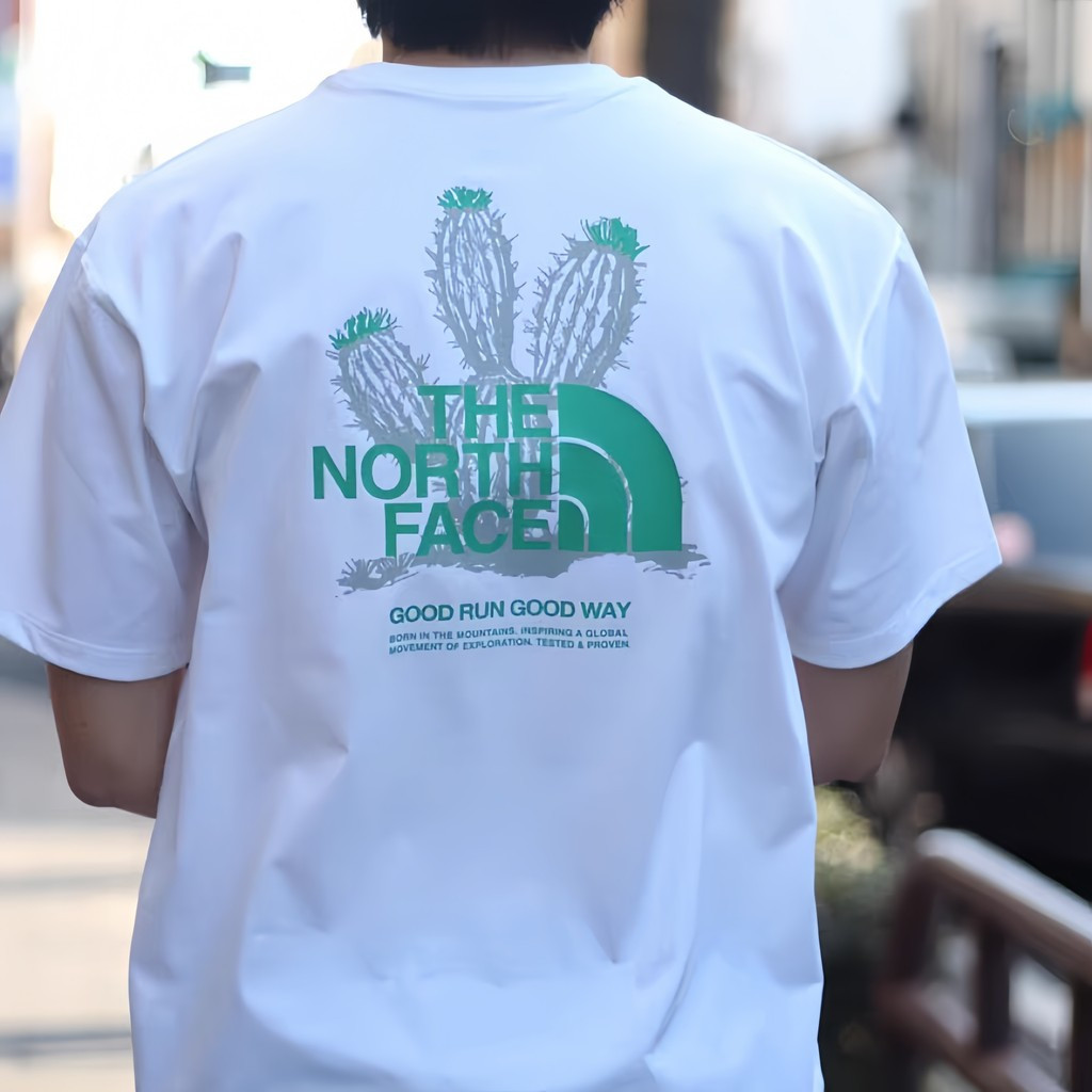 THE NORTH FACE/NORTH FACE 2026 ต้นฤดูใบไม้ผลิสไตล์ใหม่เสื้อยืดแขนสั้นผู้ชายผู้หญิงคู่ All-Match ฤดูใ