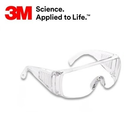 [ 3M ] (3MS1611) ผู้ชม Overspectacles | แว่นตานิรภัยกรอบใส | ใส่แว่นตาใบสั่งแพทย์