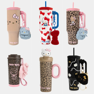 Tbh x Kitty / Stainless Tumbler + Mini Pouch / แก้วเก็บความเย็น + กระเป๋ามินิ Kitty
