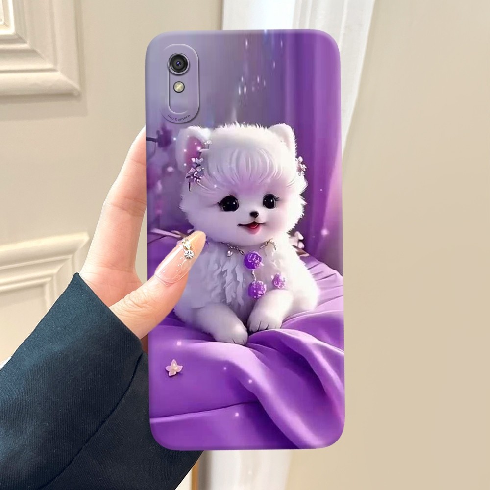 HP Premium เคสโทรศัพท์สําหรับ XIAOMI REDMI 9A / 9i - CUTE DOG CAT Design - เคสซิลิโคน Softcase อินเท