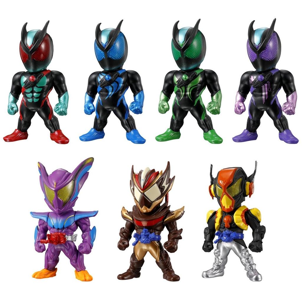 BANDAI CONVERGE KAMEN RIDER 30 Chewing Gum Toy Figures [Box Set of 10]