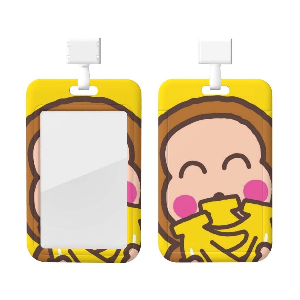 Monkichi Lanyard สําหรับ ID บัตรเครดิต Bank ฝาครอบป้ายพวงกุญแจธุรกิจโทรศัพท์ Charm Key Lanyard อุปกรณ์เสริมปรับแต่ง