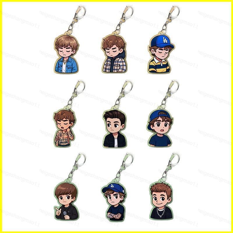 MG1 Justin Bieber อะคริลิคพวงกุญแจกระเป๋าเป้สะพายหลังจี้ SWAG กระเป๋าอุปกรณ์เสริมดาว Periphery GM1