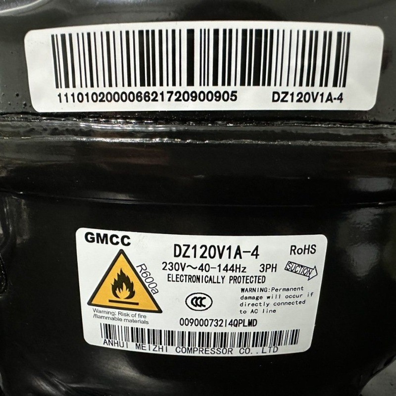 Midea/Toshiba DZ120V1A/DZ120V1D/DZ90V1A คอมเพรสเซอร์ตู้เย็น - ของแท้จากโรงงาน ใหม่ 100%