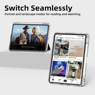 GOOJODOQ ฝาครอบป้องกันแยกแม่เหล็กสําหรับ ipad Air4/5/6/7 pro11 ,Gen10/11,10.5 นิ้ว 360 ° ช่องเสียบปากกาในตัว
