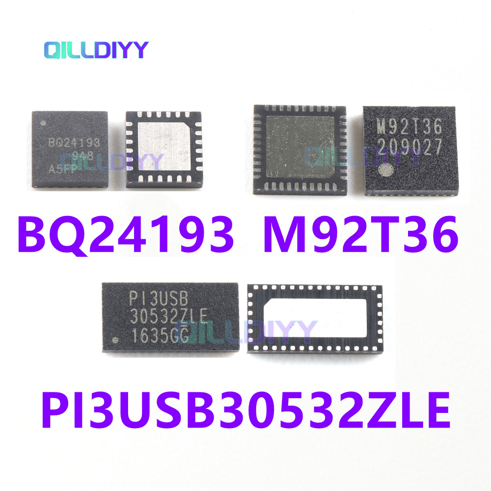 1pcs M92T36 PI3USB30532ZLE P13USB BQ24193 M92T17 สําหรับ Nintendo Switch คอนโซลจอแสดงผล HDMI-ใช้งานร