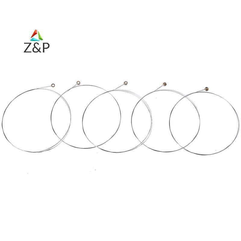 Z&P 5 ชิ้น สายเหล็กโทน E-1 สําหรับกีตาร์โปร่ง COD