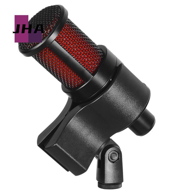 [JHA] 1 PC Universal Large Microphone Handhold Clip Clamp Holder With 3/8 Adapter For 3-6CM Mic Microphone Mic Clamp Stand Holder ใหม่