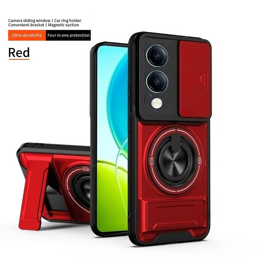 เกราะสไลด์เลนส์กล้องVivo Y04 Y04S Y29S Y29T 2025 VivoY04 VivoY29S Y19S Pro Y29 กันกระแทกเคสโทรศัพท์ผ