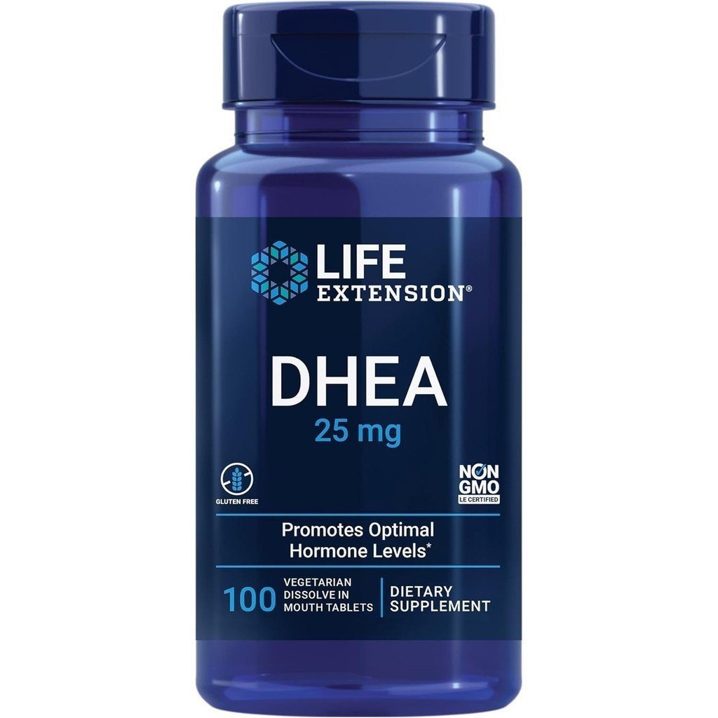 Life Extension DHEA 25 mg – For Hormone Balance, Immune Support, Sexual Health and Anti-Aging - รองร
