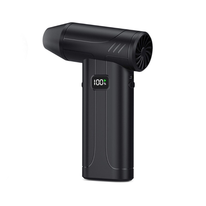 ความเร็วพัดลมมือถือแบบชาร์จไฟได้ RUN 5000mAh 100000 รวม LED RPM