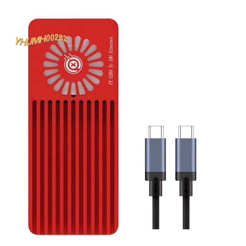 [Bestseller Y2]สําหรับการ์ดเครือข่าย 10G USB4 ถึง 10G Ethernet สําหรับ 3/4 10Gbps USB4 สําหรับ Win10