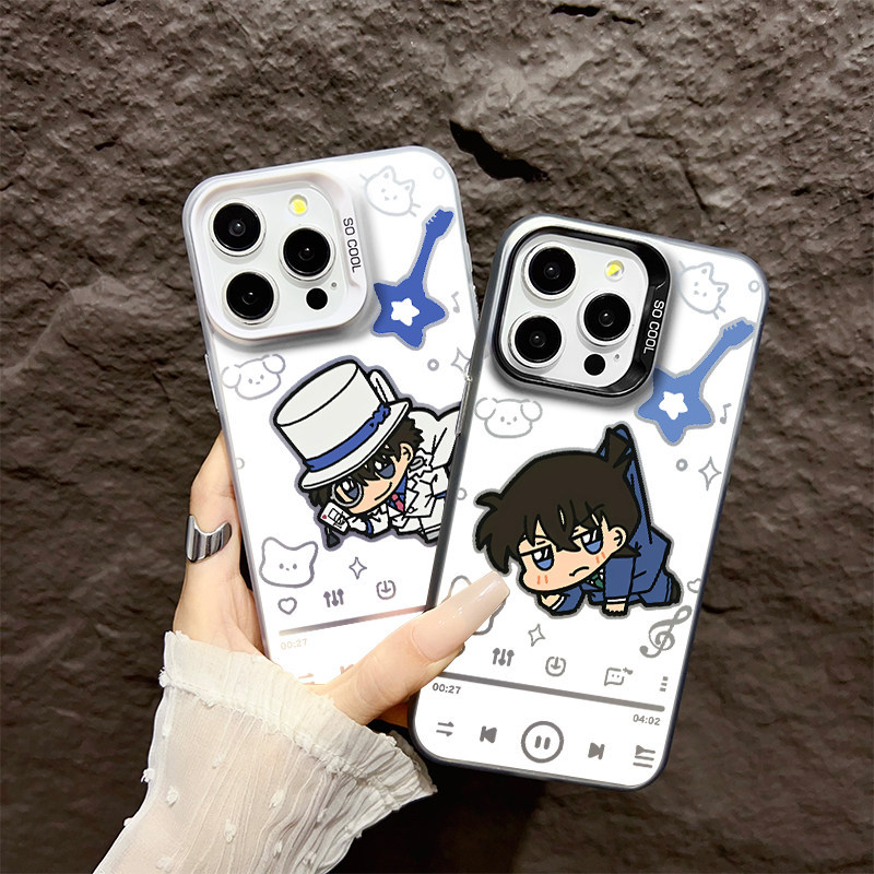 Detective Conan chibi รุ่น iPhone สําหรับ Iphone 17 Pro 11 12 13 14 15 16 7 xs xr Pro Max Plus 12promax