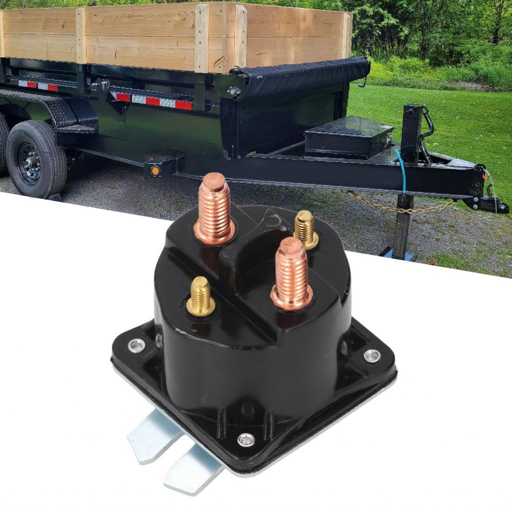 Dump Trailer Solenoid รีเลย์ SAZ 4201GJ 4201ER 391-2 12V 100AMP 4 Terminal สําหรับระบบ PJ เปลี่ยนกรณ