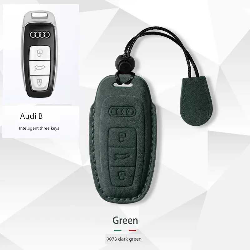 ใหม่ Audi a6l ฝาครอบกุญแจ a3/q4etron เปลือก a7/q6/a8/q7 หัวเข็มขัด a6/s6/rs แพคเกจ q8 เหมาะสําหรับ