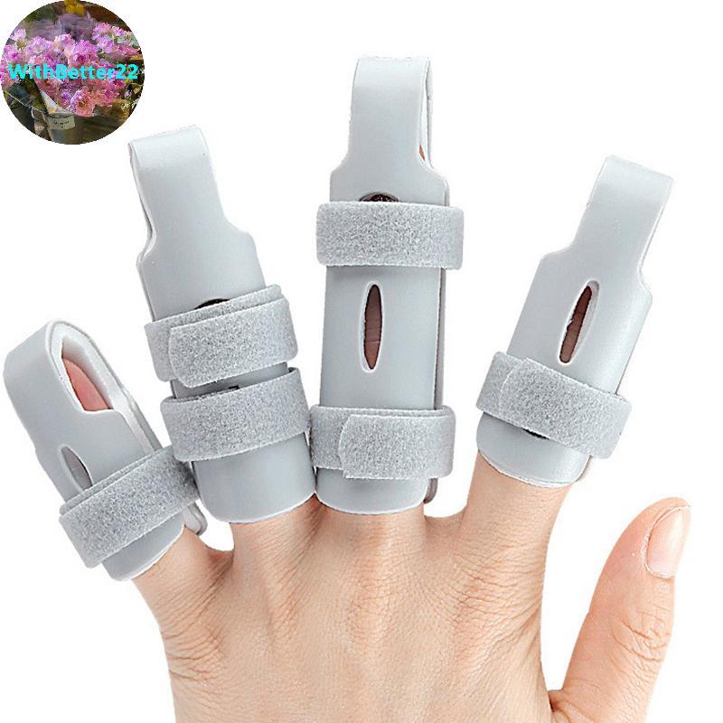 ด้วยดีกว่า 1 PC Finger Splint, Finger Support Brace Finger Stabilizer สําหรับหักนิ้วมือยืดโรคข้ออักเ