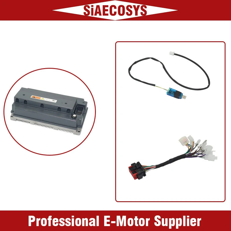 SiAECOSYS VOTOL EM200-2SP ตัวควบคุมที่ตั้งโปรแกรมได้ 72V 600A 130KPH สําหรับสกู๊ตเตอร์ไฟฟ้าจักรยาน E