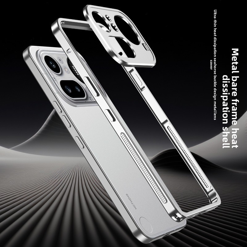 เคส ZMX สําหรับโทรศัพท์ไม่มีอะไร (4a) Pro Luxury Aluminium Alloy Metal Bare Frame กันกระแทกฝาครอบป้องกันพร้อมหัวเข็มขัด Seahorse & ฝาครอบเลนส์ ราคา ถูกที่สุด ดีลบีเคเค แกลเลอรีภาพที่ 8