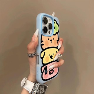 สำหรับ IPhone เคสไอโฟน 15 11 13 12 14 16 17 Air Pro Max XR Max 7 8 Plus การ์ตูนอนิเมะ 2 in 1 เคส IPhone GDK154A