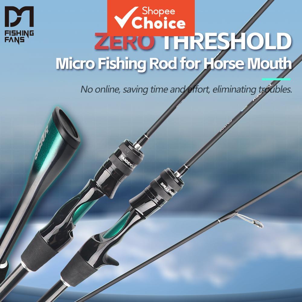 FISHINGFANS ORCA UL Ultralight Power Solid Tip River Trout Tapered Handle LS Guide เบ็ดตกปลาน้ําหนักเบา – โปรปัง