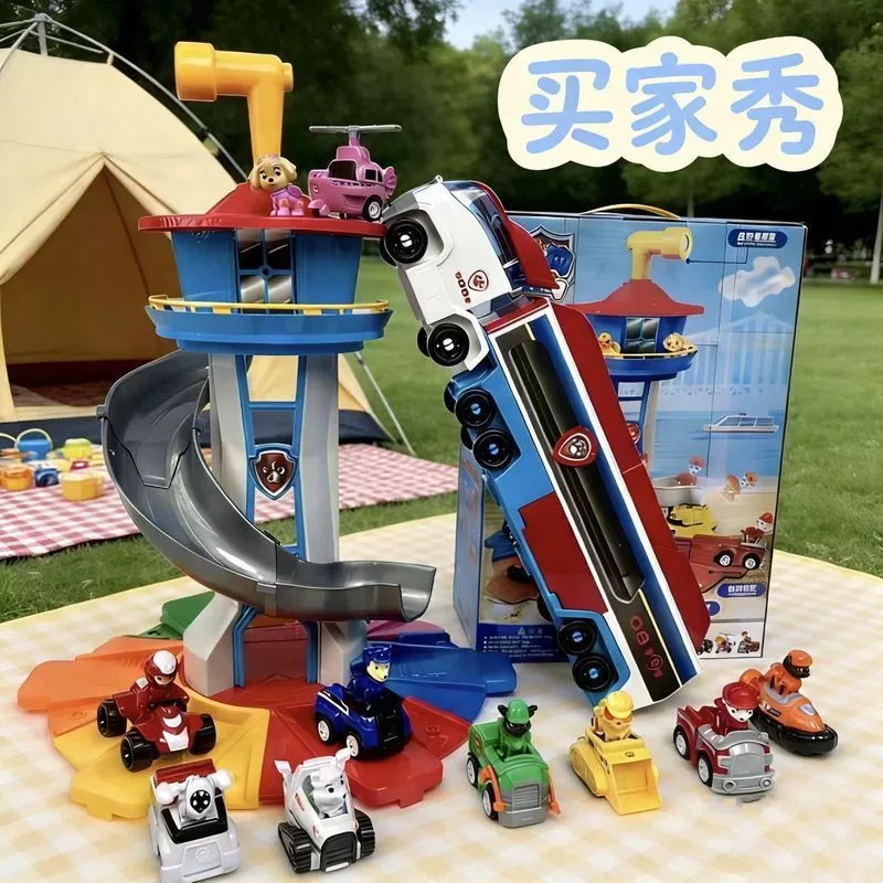 Paw Patrol Tower Mighty Pups ชุดของเล่นรถบัสพร้อมฟิกเกอร์ thumbnail 10