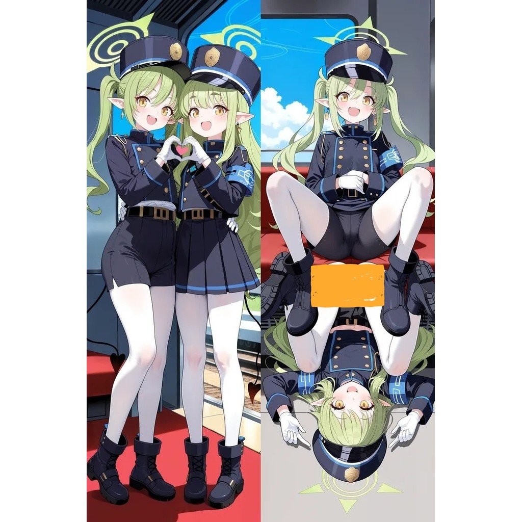 Blue Archive Tachibana Hikari Tachibana Nozomi อะนิเมะ Dakimakura กอดหมอน Props พิมพ์สองด้านผ้าปูที่