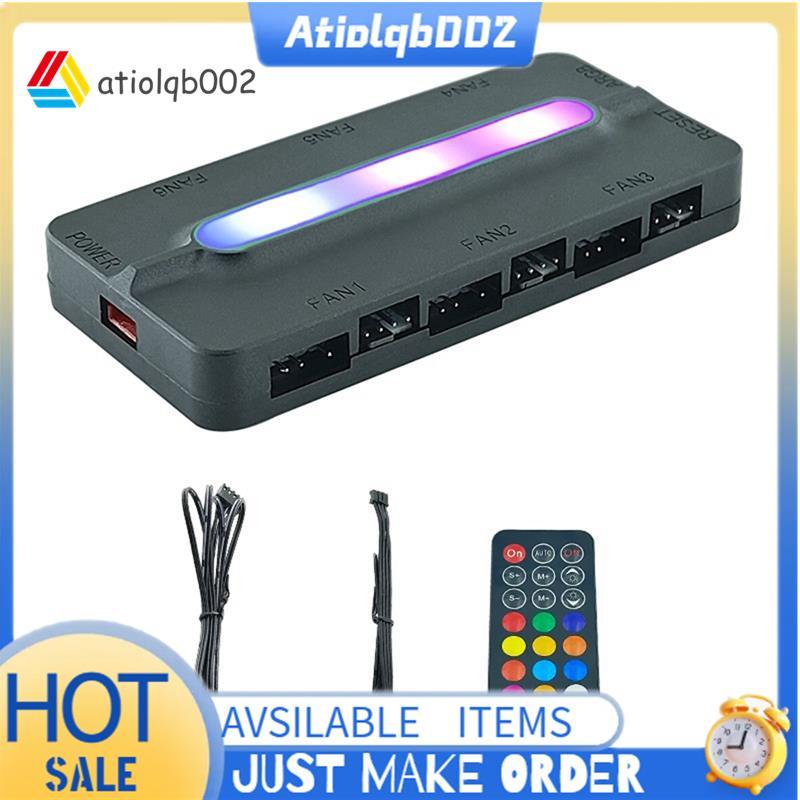 ARGB Controller 5V/3Pin ARGB 4Pin พัดลม PWM HUB PWM ARGB พัดลม Hub ARGB Hub Splitter สําหรับคอมพิวเต