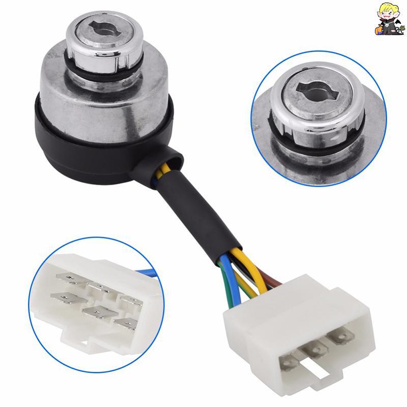 [CLA] 4/6 Wire Way เครื่องกําเนิดไฟฟ้าเบนซินเริ่มต้น Key Lobination Switch สําหรับ 2-3KW 168F และ 5-
