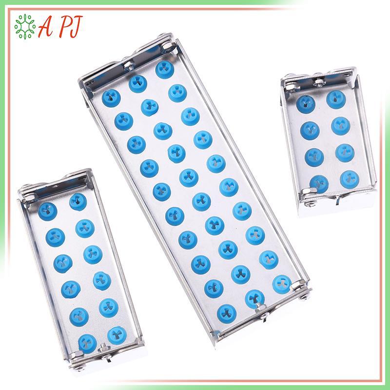 [APJ] Bur Holder Autoclave Sterilizer Case Endo File Disinfection Box Organizer [ใหม่]