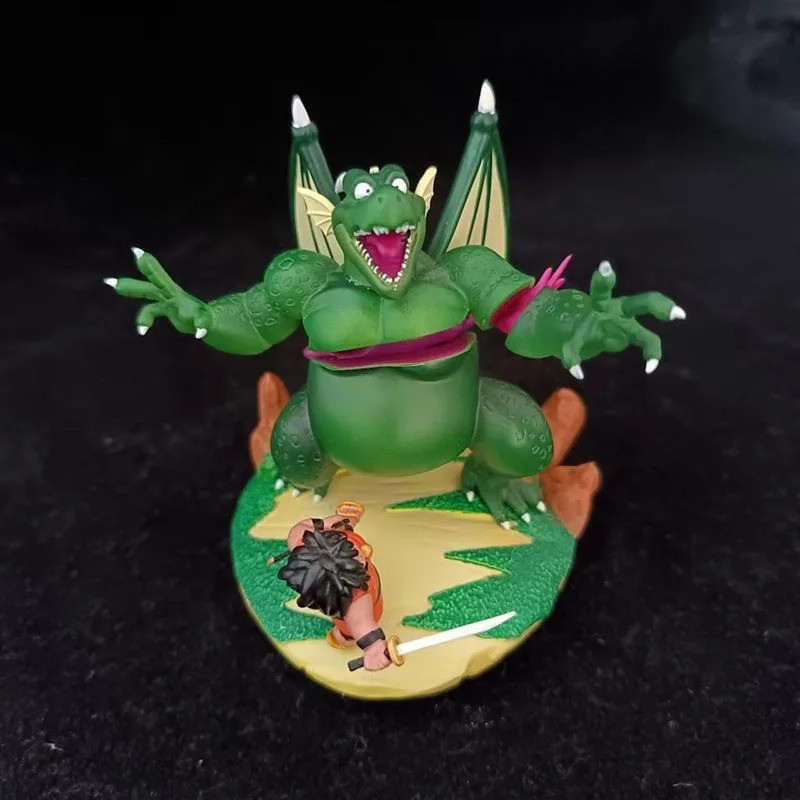 Dragon Ball Yajiro Vs Cymbal Figurine คลาสสิกอะนิเมะฉากตัวเลข 8 ซม.Pvc Action Figures Gk รูปปั้นคอลเ