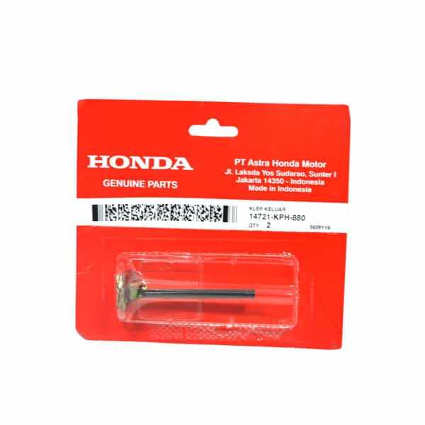 14721KPH880 Ex Valve, วาล์วไอเสีย Honda Kharisma Supra X 125 FI ใหม่ 14721-KPH-880