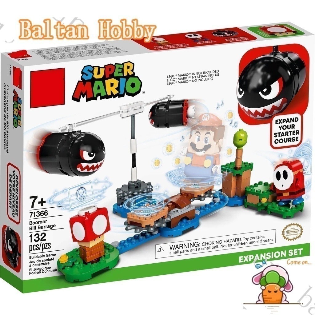 DADA Hobby DH8Y ใช้งานร่วมกับ /Super Mario/Boomer Bill Barrage Expansion Set/71366/60019/บล็อกตัวต่อ