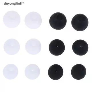duyonglinfff 6 คู่/2*(S+M+L) ซิลิโคนปลั๊กอุดหู Universal หูฟังชนิดใส่ในหู แผ่นรองเปลี่ยน เบาะใหม่