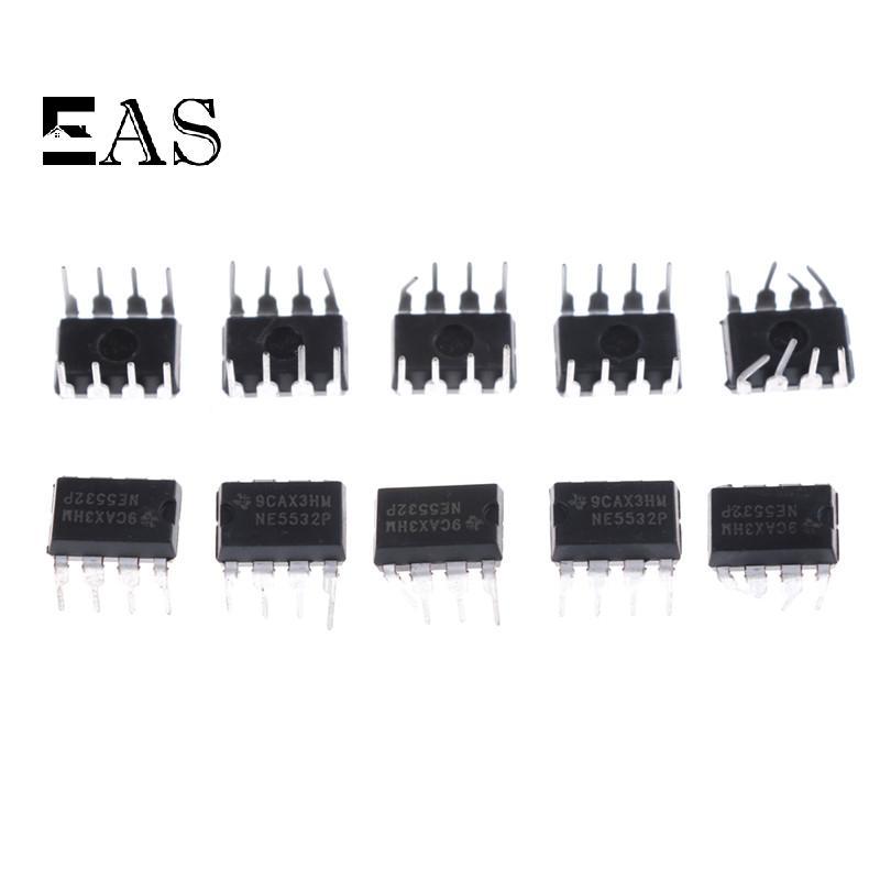 [EA] 10 ชิ้น NE5532P NE5532 DIP-8 Dual Low Noise Op-Amp TI IC TH